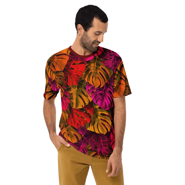Leafy Sunset men's t-shirt