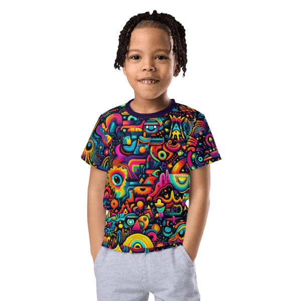 Neon Doodles kids t-shirt